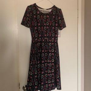 Never worn! Lularoe Amelia Dress Size Medium